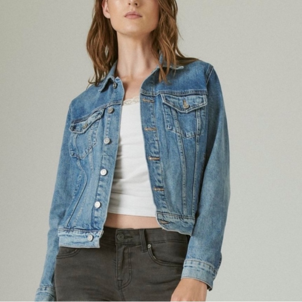 Lucky Brand Tomboy Trucker Jean Jacket